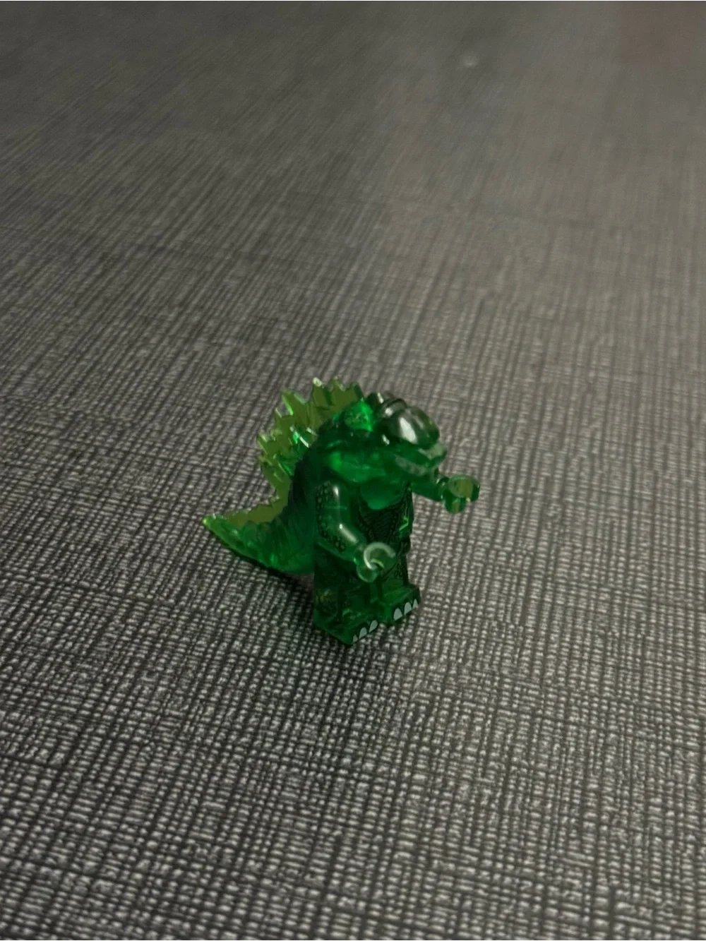 Godzilla Lego piece Green Reptile Habitat Decor - Crystal Dragon Accent